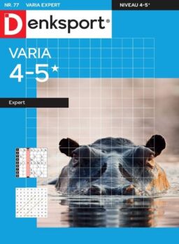 Denksport Varia expert 4-5 – 25 April 2024