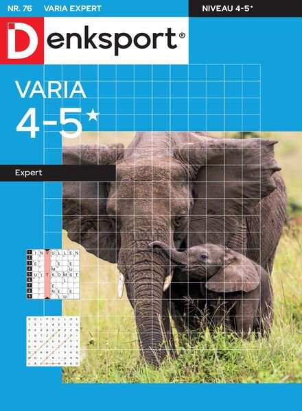 Denksport Varia expert 4-5 – 28 Maart 2024 Cover