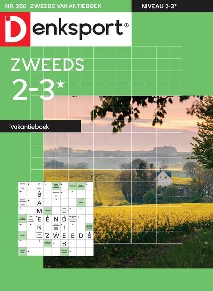 Denksport Zweeds 2-3 vakantieboek – 18 April 2024 Cover