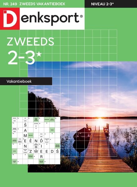 Denksport Zweeds 2-3 vakantieboek – 28 Maart 2024 Cover