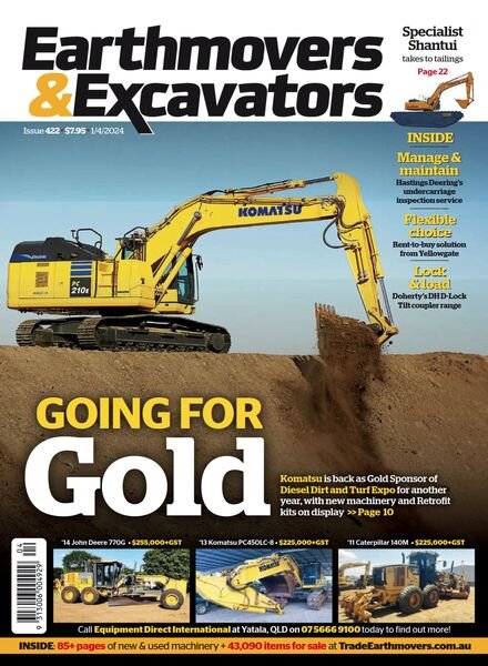 Earthmovers & Excavators – Issue 422 – 1 April 2024 Cover