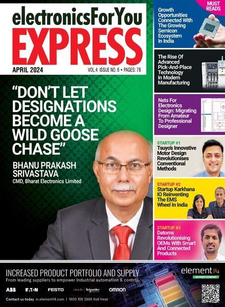 Electronics For You Express – April 2024 Cover