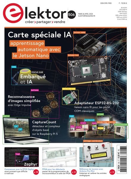 Elektor France – Mars-Avril 2024 Cover