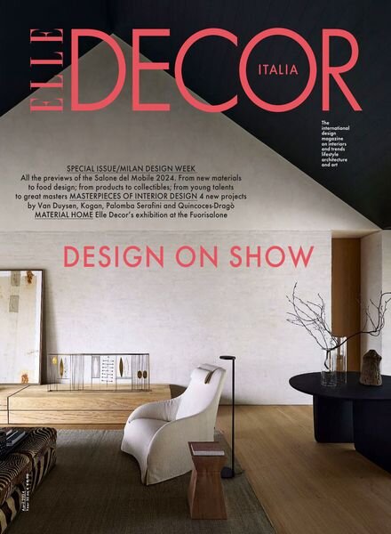 Elle Decor Italia English Edition – April 2024 Cover