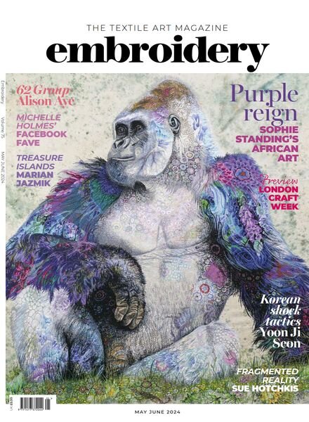 Embroidery Magazine – May-June 2024 Cover