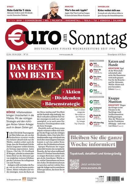 Euro am Sonntag – 12 April 2024 Cover
