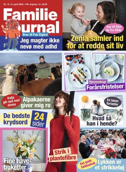 Familie Journal – Uge 15 – 8 April 2024 Cover
