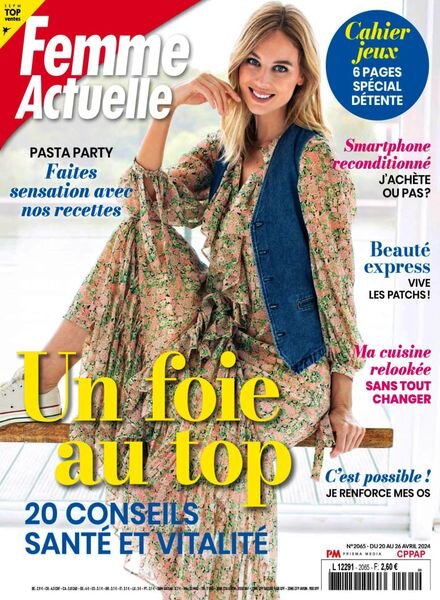 Femme Actuelle – 20 Avril 2024 Cover