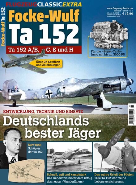 Flugzeug Classic Extra – Focke-Wulf Ta 152 – April 2024 Cover
