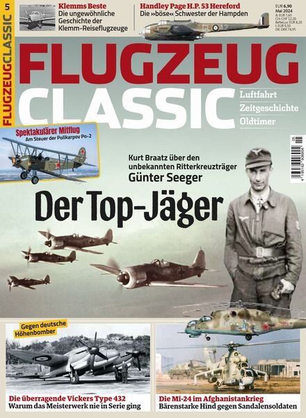 Flugzeug Classic – Mai 2024 Cover