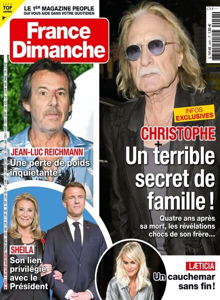 France Dimanche – 19 Avril 2024 Cover