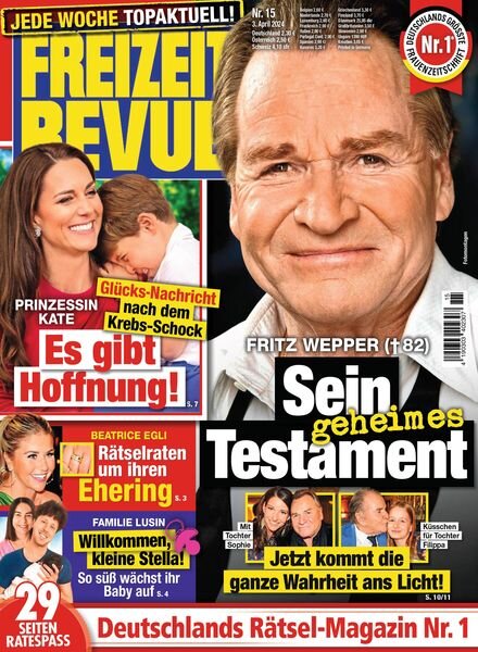 Freizeit Revue – 2 April 2024 Cover