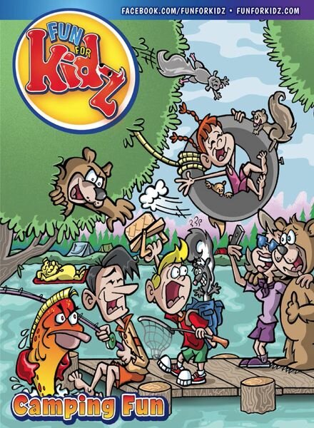 Fun For Kidz Magazine – Camping Fun – May-June 2022 Cover