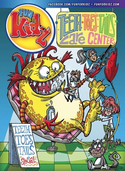 Fun For Kidz Magazine – Teeth Toes & Tails – January-February 2024 Cover
