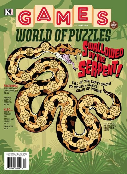 Games World of Puzzles – June 2024 Cover