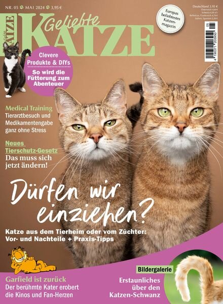 Geliebte Katze – Mai 2024 Cover