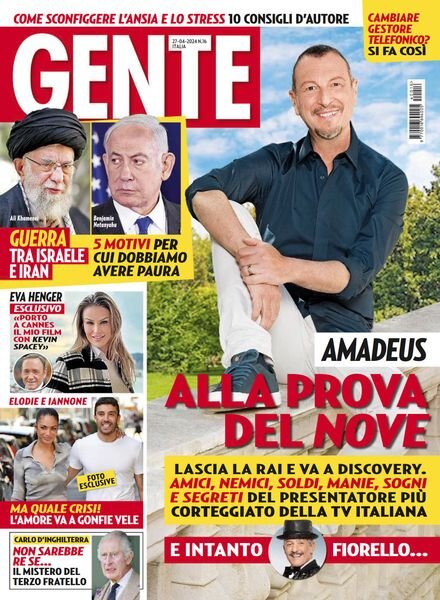 Gente Italia – 27 Aprile 2024 Cover