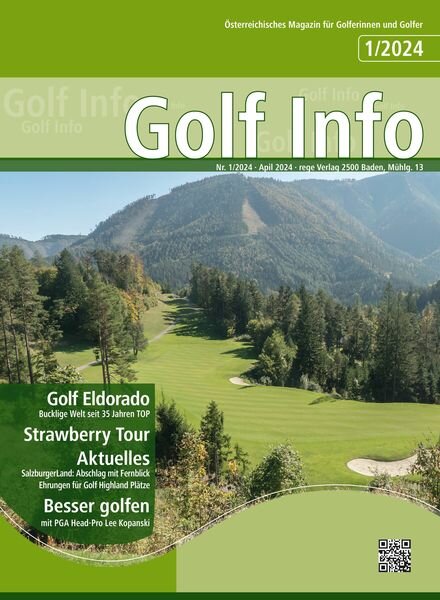 Golf Info – April 2024 Cover