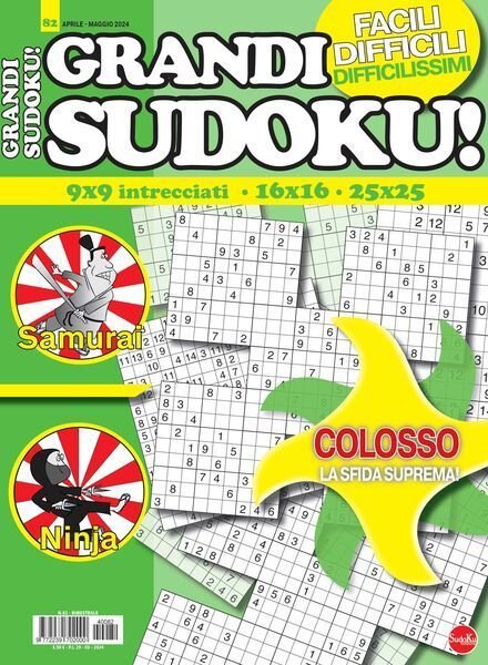 Grandi Sudoku – Aprile-Maggio 2024 Cover