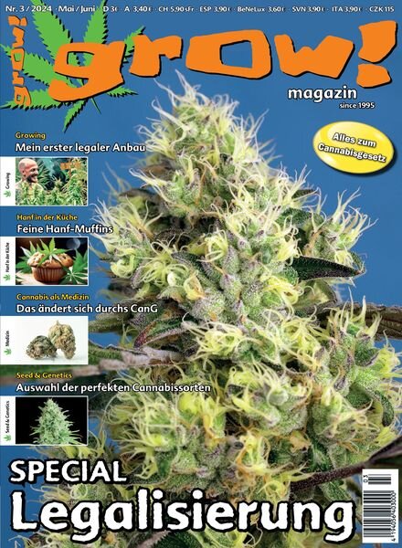 grow! Magazin – Mai-Juni 2024 Cover
