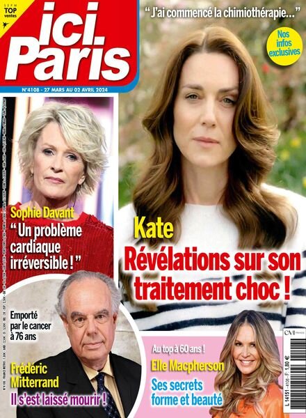 Ici Paris – 27 Mars 2024 Cover