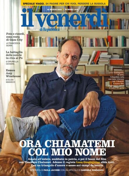 Il Venerdi di Repubblica – 22 Marzo 2024 Cover