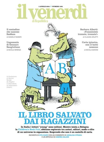 Il Venerdi di Repubblica – 5 Aprile 2024 Cover