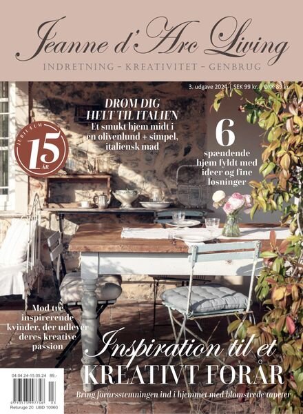 Jeanne d’Arc Living Dansk udgave – 4 April 2024 Cover