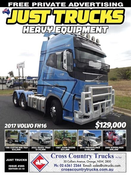 Just Trucks & Heavy Equipment – Issue 285 – April 2024 Cover