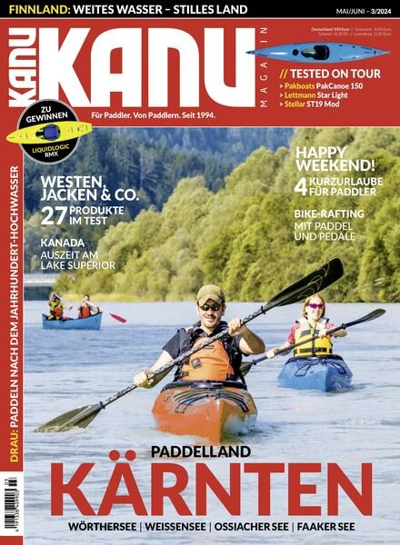Kanu Magazin – Mai-Juni 2024 Cover