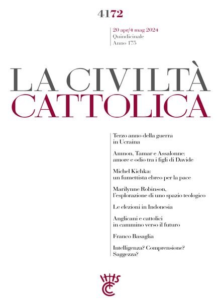 La Civilta Cattolica – 20 Aprile 2024 Cover