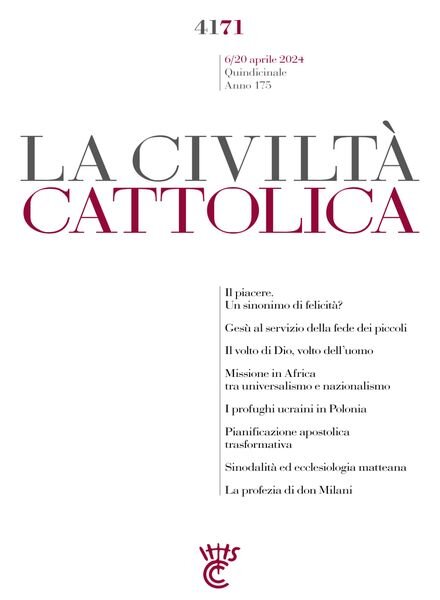 La Civilta Cattolica – 6 Aprile 2024 Cover