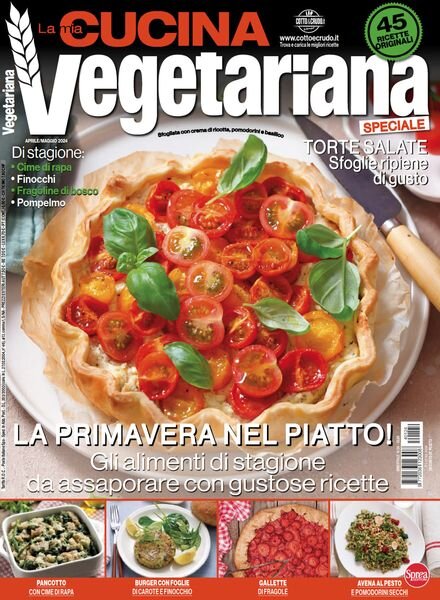 La Mia Cucina Vegetariana – Aprile 2024 Cover