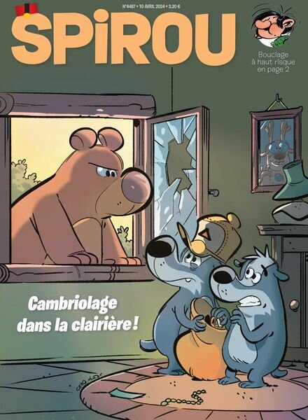 Le Journal de Spirou – 10 Avril 2024 Cover