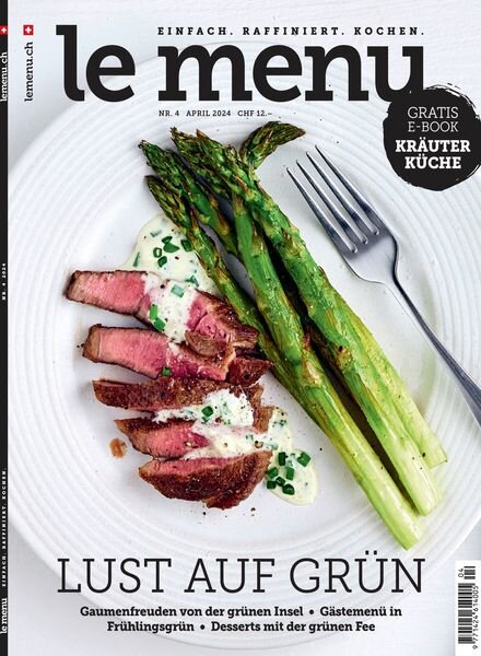 le menu – April 2024 Cover