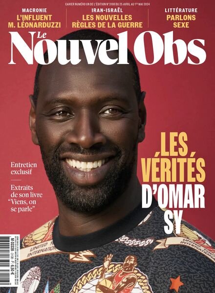 Le Nouvel Obs – 25 Avril 2024 Cover