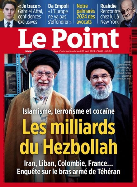 Le Point – 18 Avril 2024 Cover
