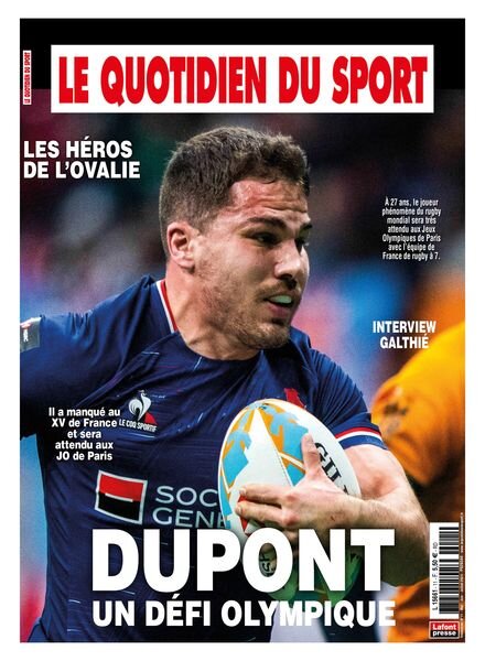 Le Quotidien du Sport – Mai-Juin-Juillet 2024 Cover