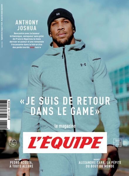 L’Equipe Magazine – 30 Mars 2024 Cover