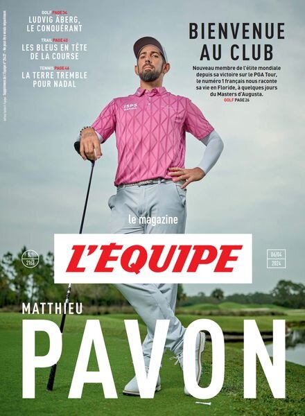 L’Equipe Magazine – 6 Avril 2024 Cover