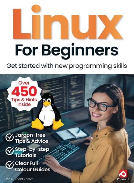 Linux For Beginners – April 2024 Cover