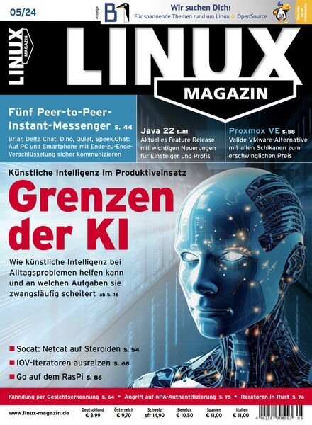 Linux-Magazin – Mai 2024 Cover