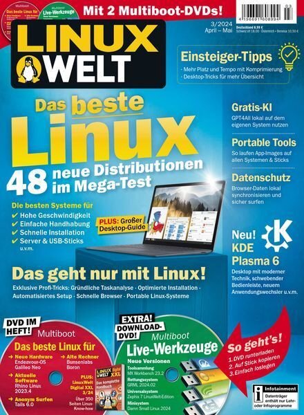Linux Welt – April-Mai 2024 Cover