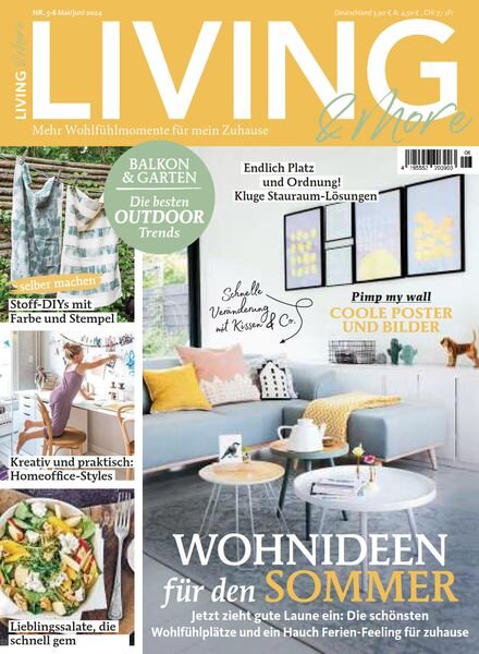Living & More – Mai-Juni 2024 Cover