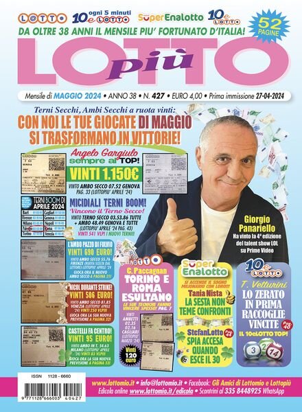 Lottopiu – Maggio 2024 Cover