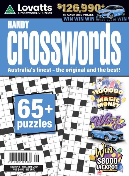 Lovatts Handy Crosswords – Issue 144 – May-June 2024 Cover