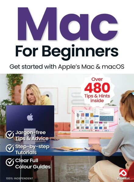 Mac for Beginners – April 2024 Cover