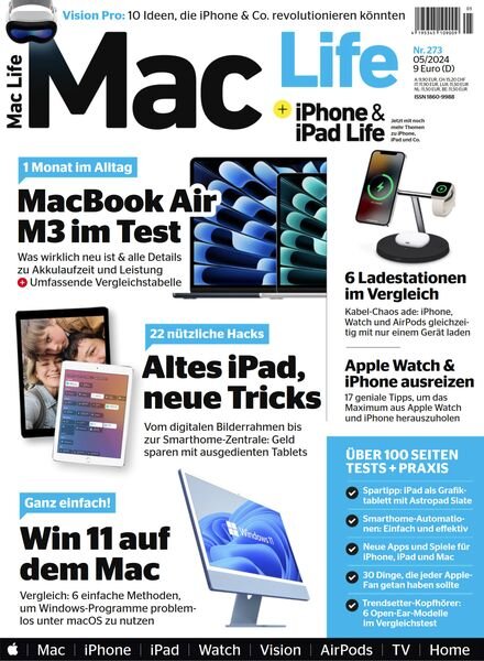 Mac Life Germany – Mai 2024 Cover