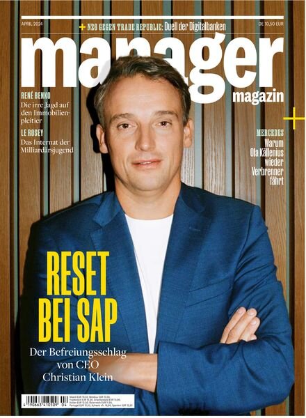 Manager Magazin – April 2024 Cover