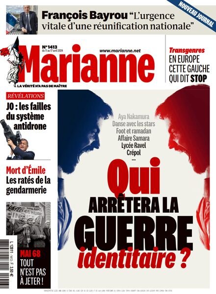 Marianne – 11 Avril 2024 Cover